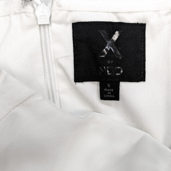 X by NBD Carmelita Strapless Ruffle Hem Maxi Gown - Picture 8 of 8